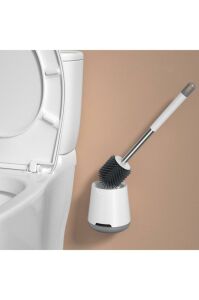 Silikon Wc Banyo Klozet Temizleme Fırçası, Tuvalet Fırçalık