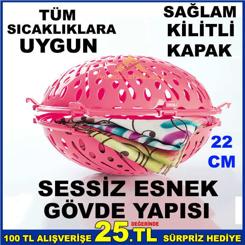 BAŞÖRTÜ ŞAL HASSAS ÇAMAŞIR YIKAMA TOPU APARATI