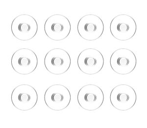 MCS5301 Platin 49 Parça 12 Kişilik Mozaik Desenli Cam Bardak Seti