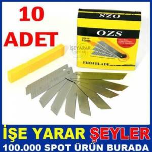 10 Adet Profesyonel Kaliteli Maket Bıçağı Yedeğiii