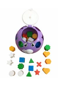 9 Parça Saatli Bultak Bebek Çocuk Zeka Gelişim Seti Sevimli Bul tak Prizma Şekilleri Bulma Oyuncağı