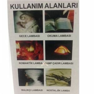 Antika Dizayn Şarjlı İdare Lambası,Üfleyerek Yanıp Sönen Şarjlı Işık Ayarlı Fanus Led Lamba