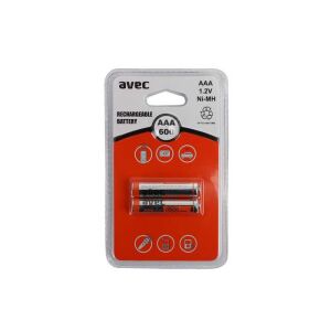 Avec 600 Mah İnce Pil 2'li