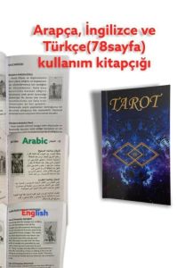 Tarot Fal Kartları 78 Kart Ve Kullanım Kitapçıklı Tarot Oyun Kartları