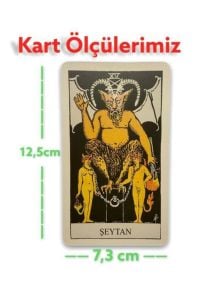 Tarot Fal Kartları 78 Kart Ve Kullanım Kitapçıklı Tarot Oyun Kartları