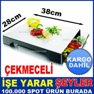 BÜYÜK PORTATİF ÇEKMECELİ PRATİK KESİM PANOSU KD
