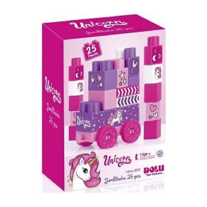 2553 Unicorn Kutulu Mega Blok 25 Parça