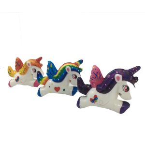 Yumuşak Sık Bırak Sukuşi Unicorn Oyuncak 9cm Squishy Sevimli At Oyuncak