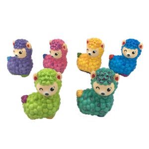 Yumuşak Sık Bırak Sukuşi Renkli Kuzu Oyuncak 10cm Squishy Sevimli Kuzu