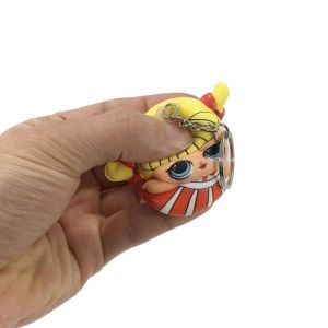Anahtarlıklı Yumuşak Sık Bırak Mini Sukuşi Lol Bebek 8cm Squishy Anahtarlık Oyuncak