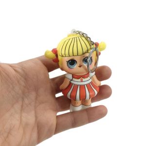 Anahtarlıklı Yumuşak Sık Bırak Mini Sukuşi Lol Bebek 8cm Squishy Anahtarlık Oyuncak