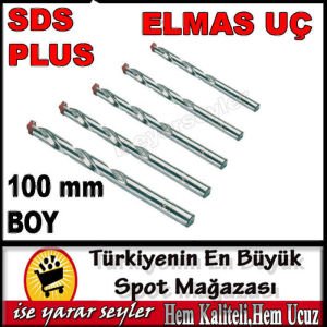 SDS PLUS 100mm BOY Ø6 SPİRAL ELMAS MATKAP UCU