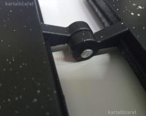 Ahşap Saplı Döküm Alüminyum Ocak Üstü 3 Kat Granit Tost Makinesi YaşamBoyu Garantili Tostmatik Grill