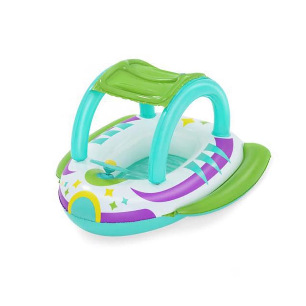 34149 Bestway 1,07m x 1,12m Space Splash Gölgelikli Bebek Teknesi Botu