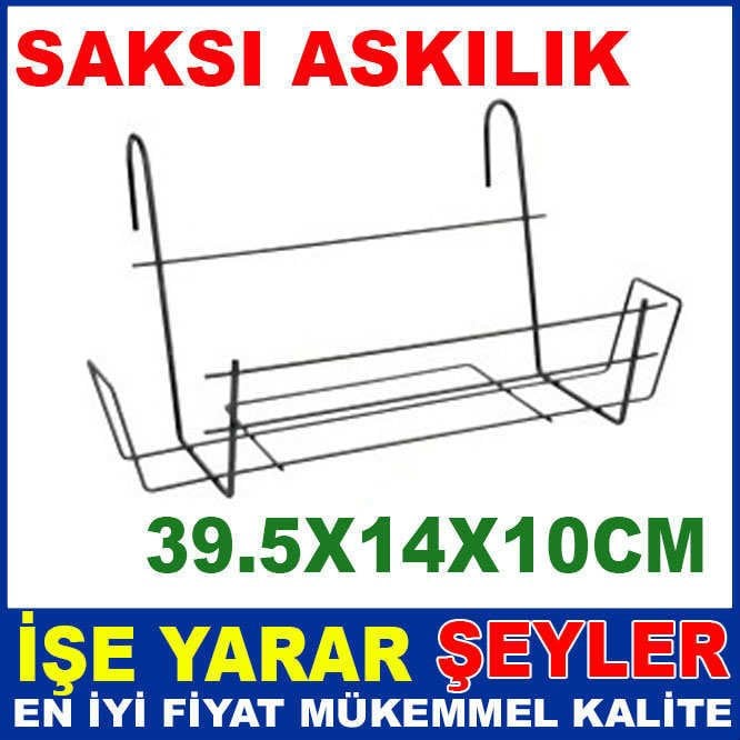 39.5 CM METAL TAŞIYICI BALKON SAKSI ASKILIĞI