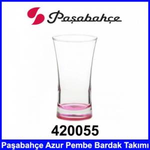 Paşabahçe 4200055 300cc Azur Pembe Bardak Kalteli Cam Ürün Ve Şık Tasarım