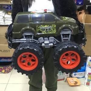 Büyük Dev Tekerli Oyuncak 4x4 Jumbo Özel Harekat Jipi 36x42 cm Oyuncak Araba Off Road