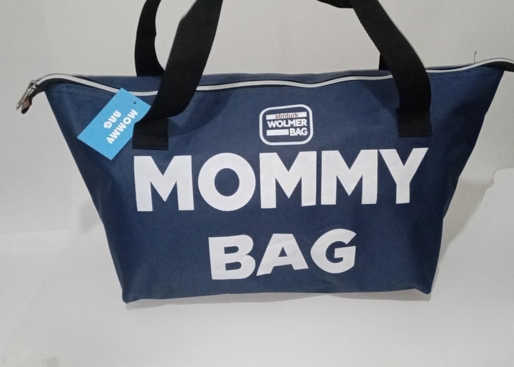Lacivert Mommy Bag Anne Bebek Bakım Çantası Geniş Hacimli Sağlam Omuz Askılı  Günlük KirTutmaz Çanta
