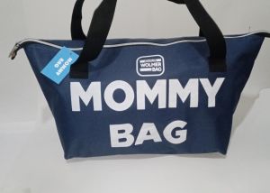 Lacivert Mommy Bag Anne Bebek Bakım Çantası Geniş Hacimli Sağlam Omuz Askılı  Günlük KirTutmaz Çanta