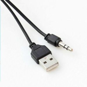Bluetooth Speaker,mp3 İçin 5pin Mini USB ile 3.5mm AUX jak /Erkek USB 2 in 1 Şarj ve Ses Kablosu