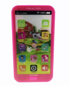 Oyuncak Dokunmatik  Sesli Cep Telefonu 12 Fonksiyonlu Türkçe Ses  Oyuncak Dokunmatik Sesli Telefon