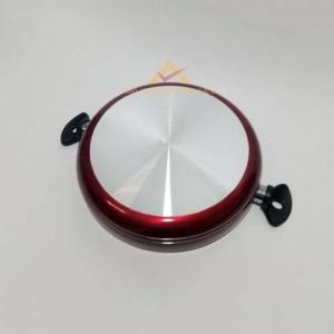 Büyük Boy Teflon Tencere Teflon Kaşığı Hediyeli 32cm Cam Kapaklı