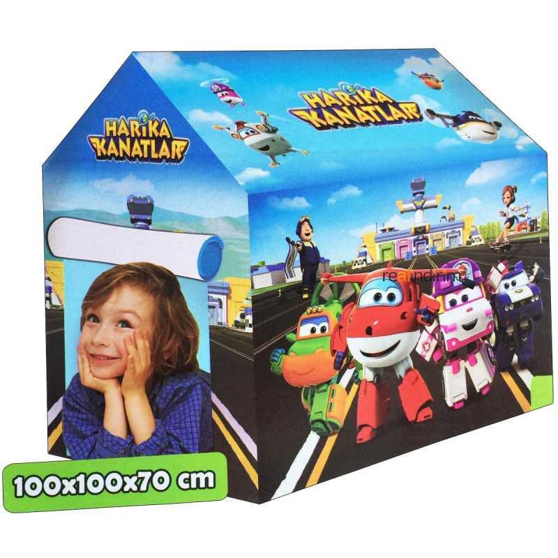 Lisanslı Harika Kanatlar Oyun Çadırı Kolay Kurulum Oyun Evi 100x100x70cm