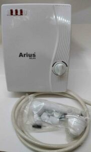 ARİUS RELAX Elektrikli Şofben 7 Emniyetli, Su Isıtma Da %35 Tasarruf, 220 Ve 240 Volt İle Çalışır.