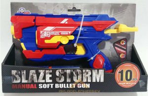 NERF STYLE 10 DART BÜYÜK BOY 8 BÖLMELİ TABANCA -2