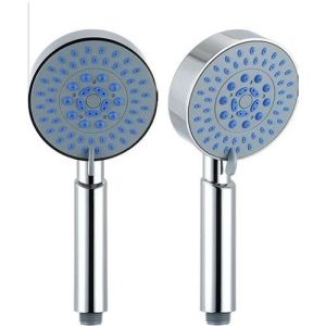 Pratik Ergonomik 25 Cm 5 Fonksiyonlu Krom Kaplamalı Duş Başlığı 10 cm Çap