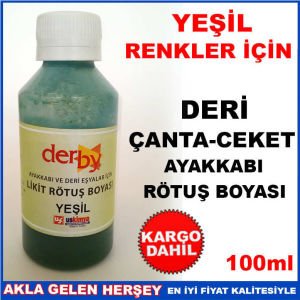YEŞİL RENK ÇANTA CEKET AYAKKABI RÖTUŞ BOYASI