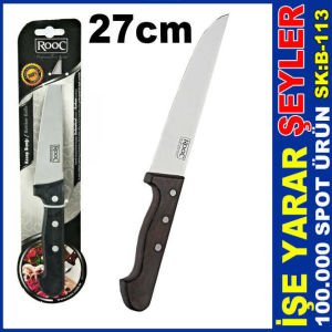 ROOC  27 CM 3 PİMLİ KASAP VE KURBAN BIÇAĞI