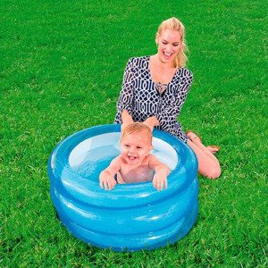 Şişme Çocuk Havuzu Bebek Oyun ve Top Havuzu Mavi Ø70xH30cm Bestway