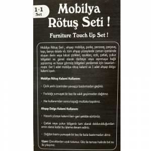 Ahşap Mobilya Rötuş Dolgu Kalemi Beyaz Renk Vodaseal 1+1 Set