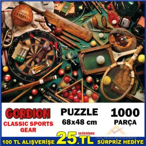 GORDİON 1000 PARÇA BÜYÜK BOY PUZZLE SPORTS GEAR