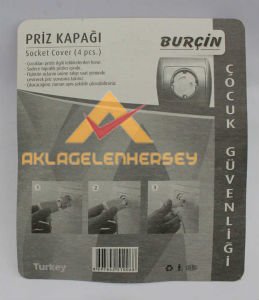 4 ADET GÜVENLİ, ELEKTRİKTEN KORUYAN PRİZ KAPAĞI