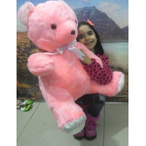 Beyaz Renk Peluş Ayı Büyük Boy Peluş Ayıcık En Güzel Hediye Peluş Ayı Tam Boy80cm,Oturur Boy60cm abn