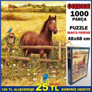 GORDİON 1000 PARÇA BÜYÜK BOY PUZZLE MAN'S FRIEND