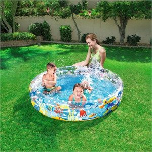 Büyük Şişme Çocuk Havuzu Bebek Oyun ve Top Havuzu Ø152xH30cm Bestway