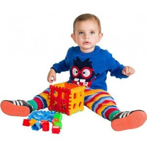 Enhoştoys 22 Parça Bultak Oyuncak Bul Tak Çok Renkli Puzzle 1-3 Yaş
