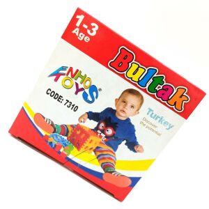 Enhoştoys 22 Parça Bultak Oyuncak Bul Tak Çok Renkli Puzzle 1-3 Yaş