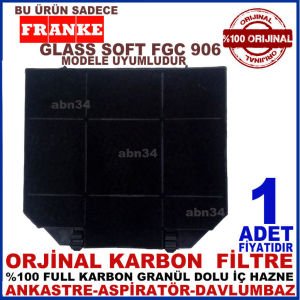 FRANKE GLASS SOFT FGC 906 ANKASTRE DAVLUMBAZ 33ASPİRATÖR KARBON FİLTRESİ-1013