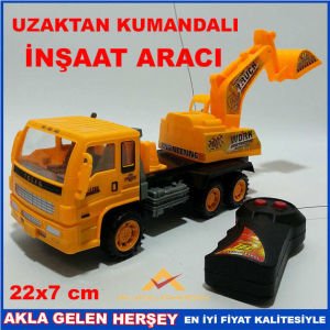UZAKTAN KUMANDALI İNŞAAT ARACI KAMYONLU KEPÇE