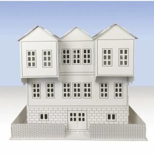 Büyük Boy 3D Maket Boyamalı Osmanlı Evi Yapıştırı Gerektirmeyen Zeka Geliştirici Maket Eğiticim Seti