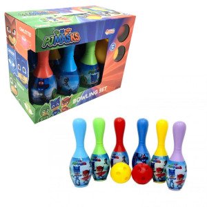 Pjmasks Bowling Oyun Seti Orjinal Lisanslı Pijamaskeliler Bowling Oyuncak Seti