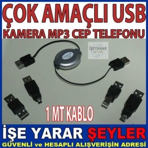 ÇOK AMAÇLI USB KABLO HER TÜR CİHAZ BAĞLANTISI