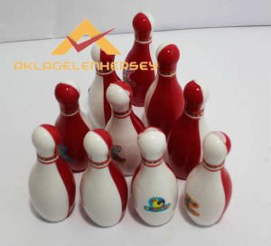RENKLİ 10 LOBUT, 2 TOP İLE MİNİK BOWLİNG SETİ