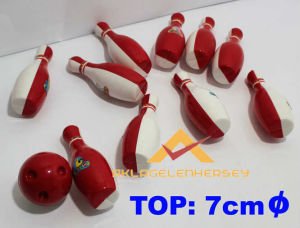 RENKLİ 10 LOBUT, 2 TOP İLE MİNİK BOWLİNG SETİ