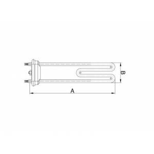 1950W Çamaşır Makinesi Rezistansı 220V 258x60mm Yerli Üretim Sağlam Ve Kaliteli Yapı