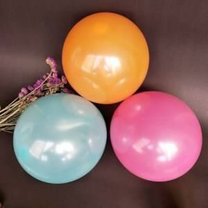 100 Adet Karışık Metalik Renklerde 1.Kalite İtalyan Lateks Balon Kutlama Parti Balonu